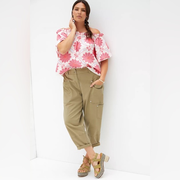 New Women’s Maeve Embroidered Off-The-Shoulder Blouse By Anthropologie!!🔥🔥🔥 - Picture 5 of 15